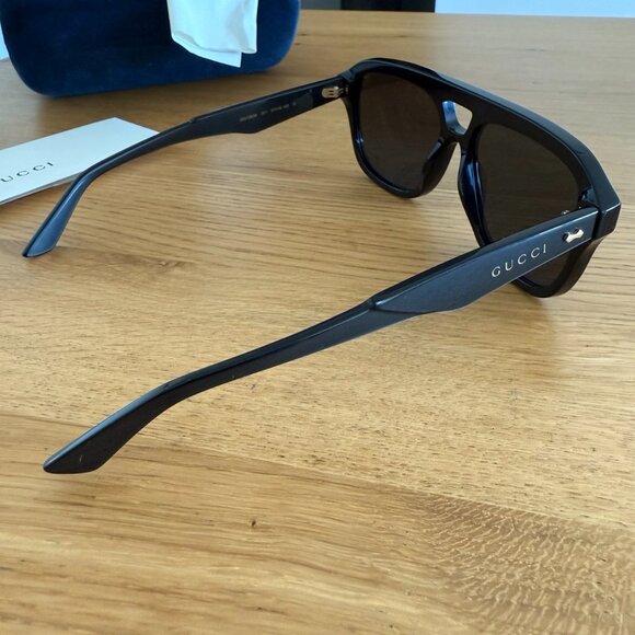 NWT Gucci Aviator Sunglasses - GG1263S 001 UNISEX - Picture 9 of 14